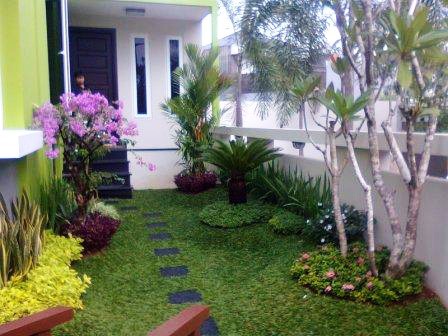 65 Desain Taman Depan Rumah Mungil Minimalis  Desainrumahnya com