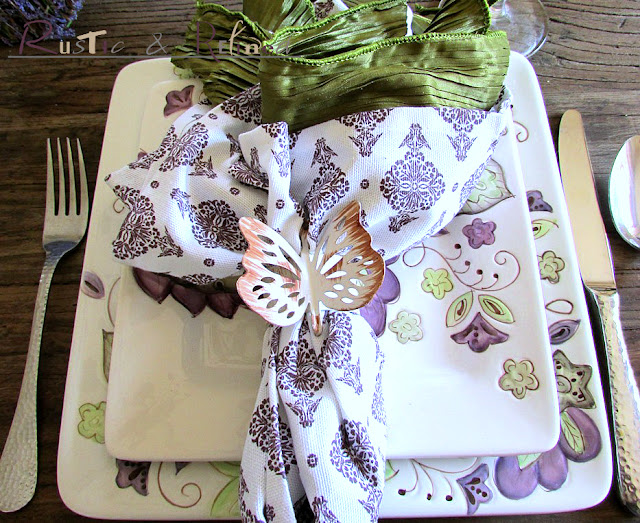 Tablescape using white dishes with seasonal decor