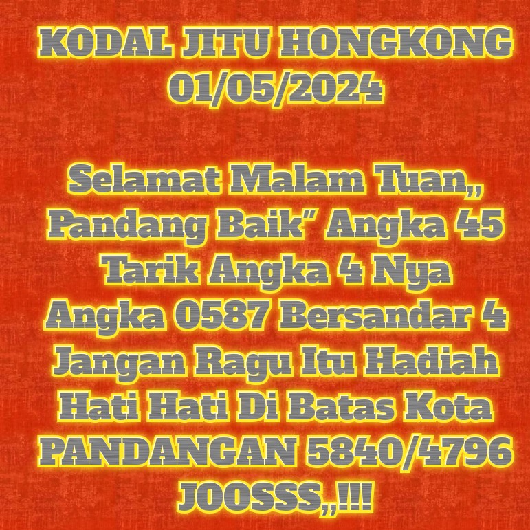 TOGEL KELUAR HONGKONG