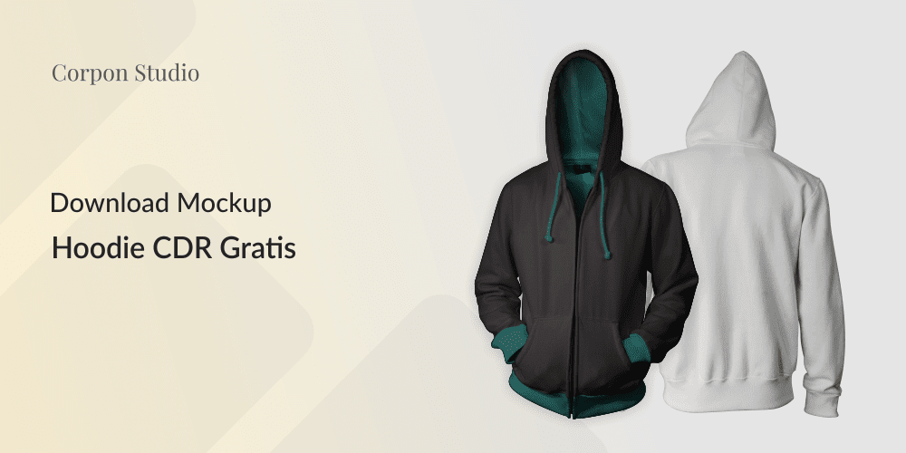 Download Download Mockup Hoodie Versi CDR Gratis - Jago Desain