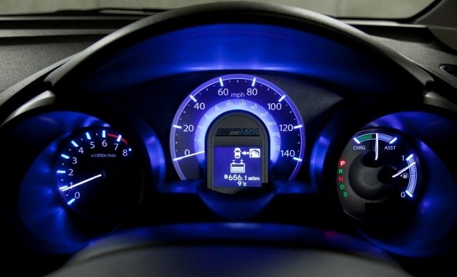 Honda Jazz Hybrid instrument cluster