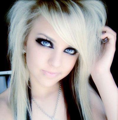 emo medium hairstyles. Blonde Emo Hairstyles For