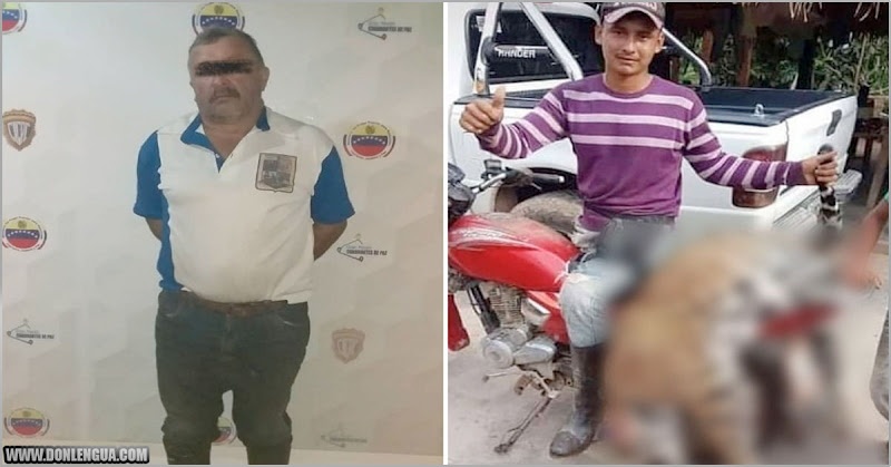 CICPC detuvo al asesino del Jaguar de Barinas ( No se parece nada )