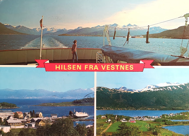 Vestnes Norvegia, cartolina del 1979