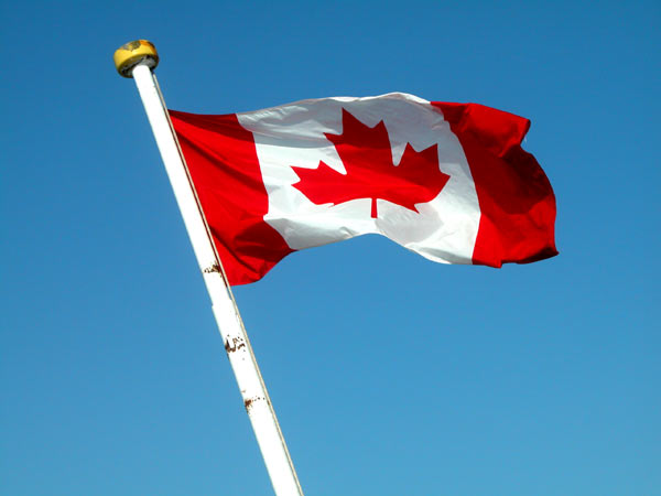 Canadian Flag pole