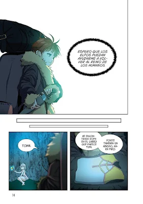 Arthur Leywin entrenando con Sylvie y Tessia – manhwa isekai a color de Norma Editorial