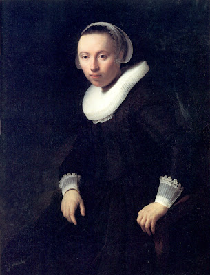  Rembrandt van Rijn  - portrait of a young woman  