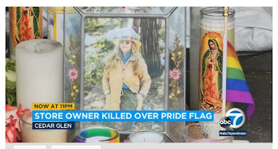 Police Kill Gun Nut. Aren't We All Better Off With This Madman Dead? He Murdered a Lady because She Flew a Rainbow Flag Outside her Store...