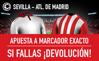 sportium promocion marcador exacto Sevilla vs Atlético 23 octubre