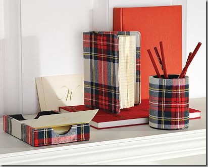 WS Home Tartan Desk