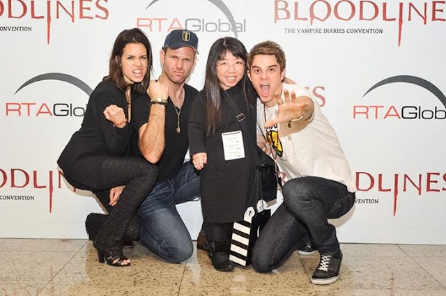 The Vampire Diaries: Nuevas Fotos muy "Comicas" de  Paul Wesley, Torrey, Matt y Nate con  fans en Brasil