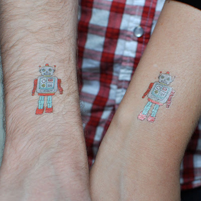 Kleine Tattoos als Gastgeschenke