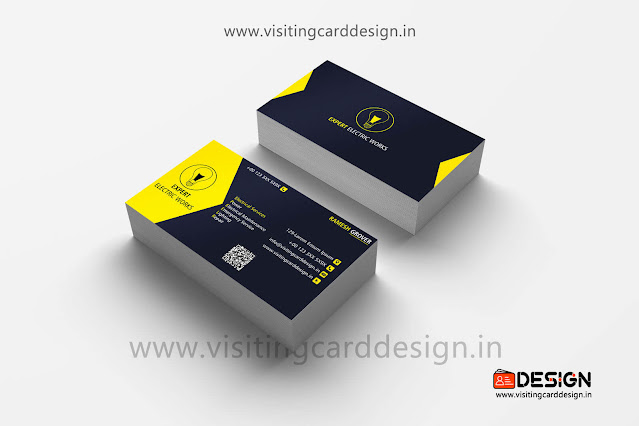 Electrical Visiting Card Design in Cdr