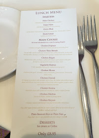 Le Raaj Lunch menu 