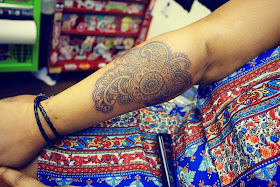 mehndi tattoo