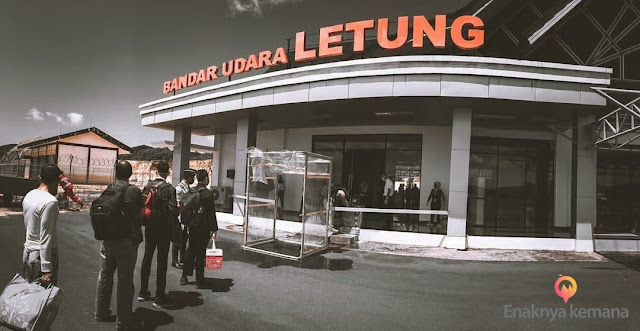 bandara baru di destinasi wisata bandara letung