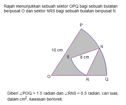 Contoh Soalan Luas Bulatan - Soalan be