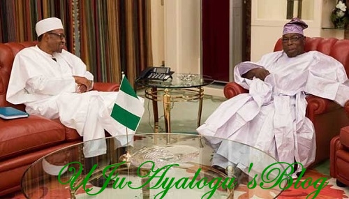 BREAKING: Buhari, Obasanjo In 40 Minutes UK Secret Meeting