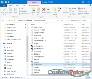 How to fix the Flashdisk Request Continuous Formatting using TestDisk