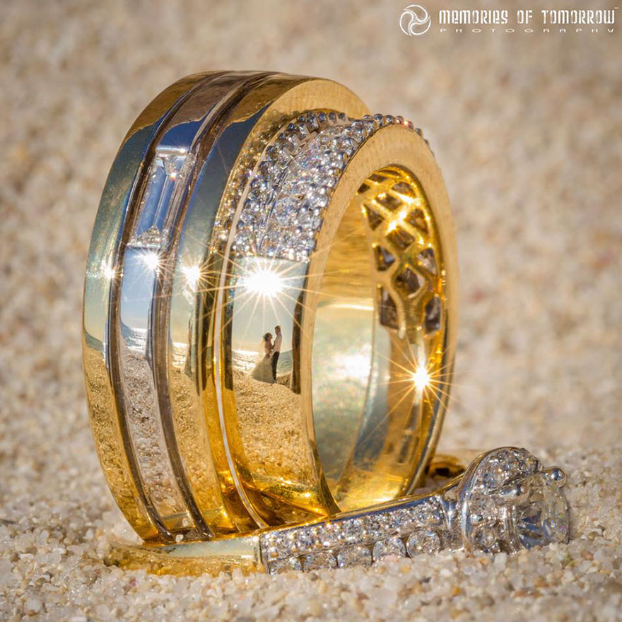 Self-Taught Photographer Finds Unique Way To Shoot Weddings… Reflected On Rings