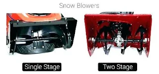 two stage vs one stage snow blower