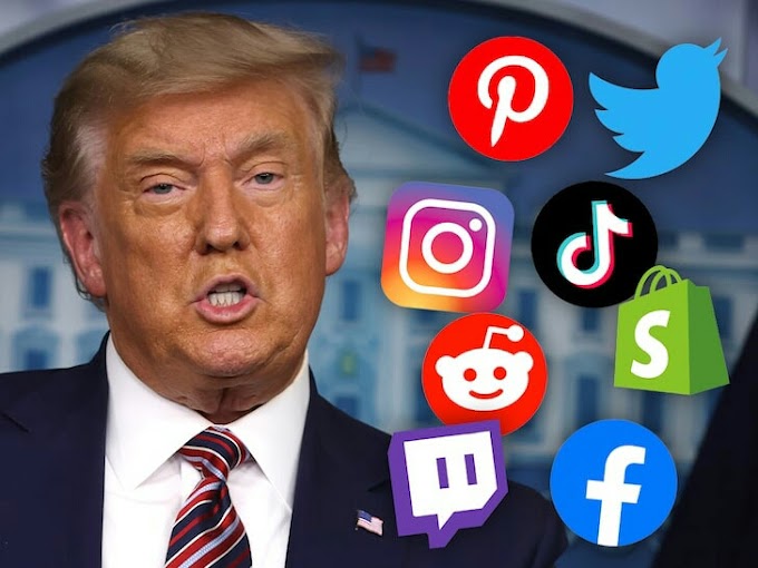 Trump and Trump related contents also banned on other social media platforms
