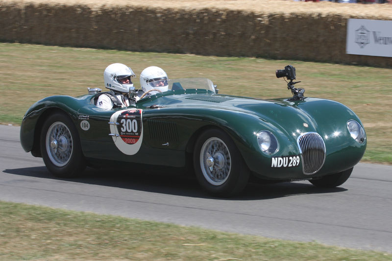 The Jaguar CType also called the Jaguar XK120C is a racing sports car 