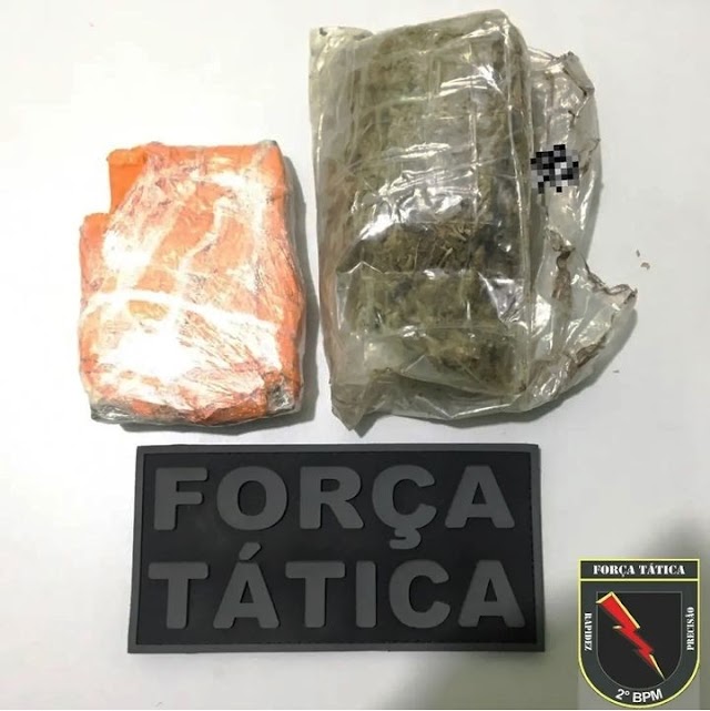 Policiais da Força Tática apreendem grande quantidade de maconha com homem em Parnaíba