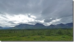 Mountains between Denali State Park and Denali National Park