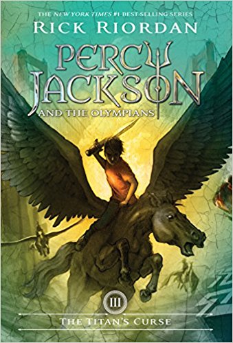 ngemasiku tas untuk bermalam dan beberapa senjata berbahaya dan mengantarku menuju sekolah Rick Riordan - Percy Jackson  the Olympians -  The Titans Curse