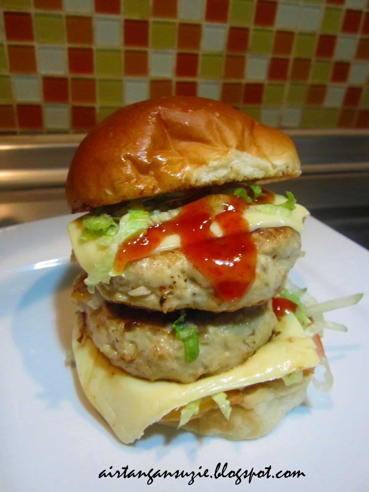 Homemade Burger Bakar