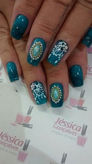 Foto de unhas decoradas para noivas unhas francesinhas