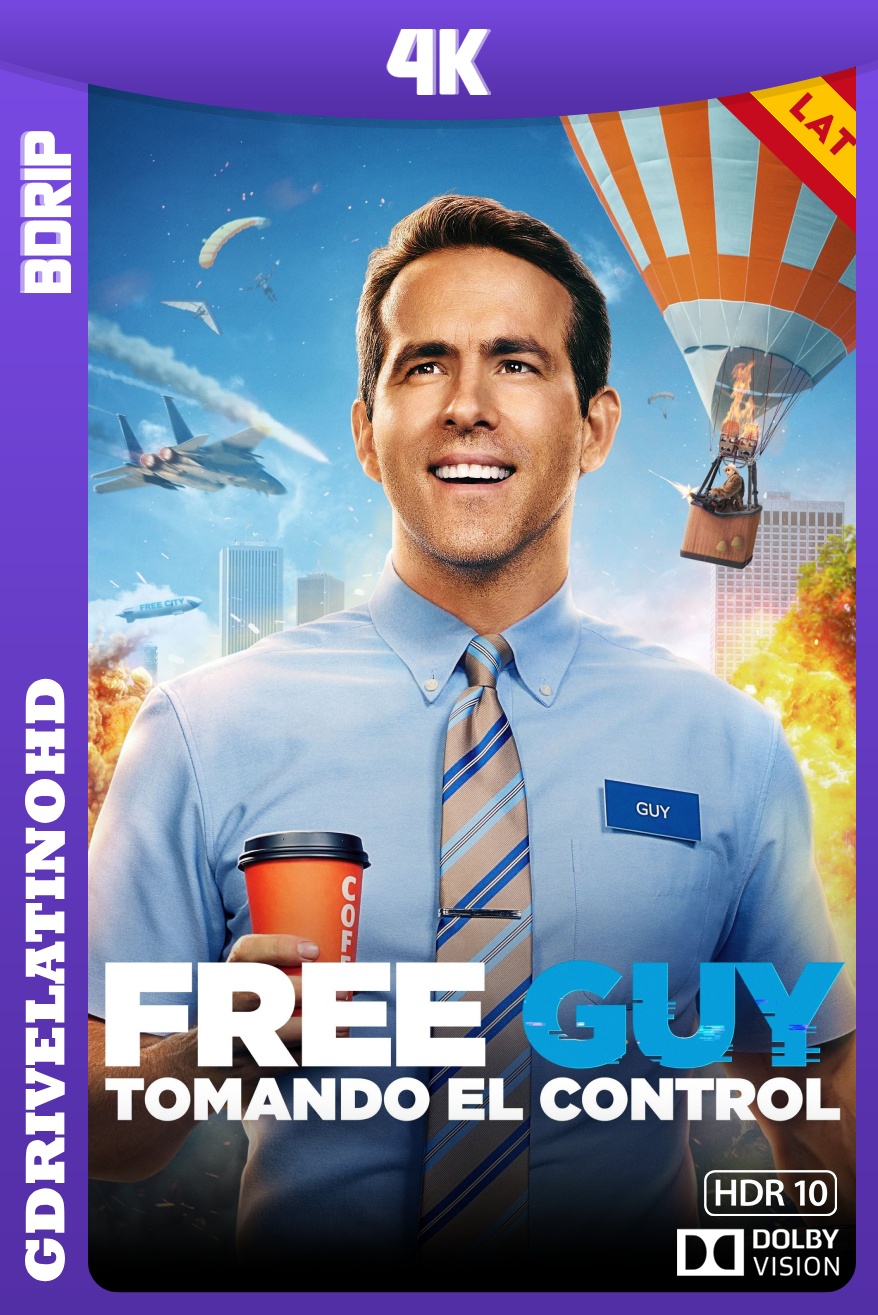 Free Guy: Tomando el Control (2021) BDRip 4K DV HDR10 Latino-Inglés