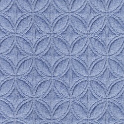 King Size Decorative Coverlet - Sunrise Blue (Solid)