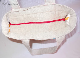 tutorial tote bag con cremallera