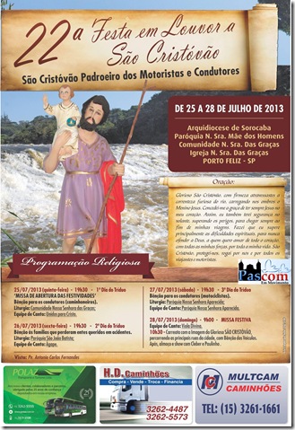 são cristóvão 2013