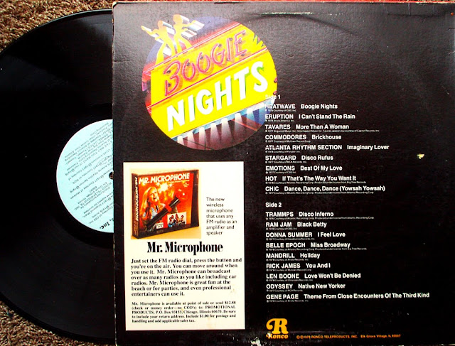 Ronco Presents Boogie Nights ~ 18 Top Disco Hits - Various on Ronco 