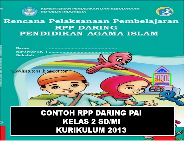 Download RPP Daring 1 Lembar Mapel PAI Kelas 2 SD/MI Kurikulum 2013