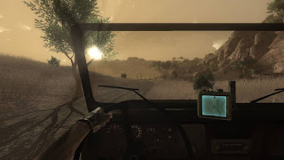 Image de Far Cry 2: A bord d'un véhicule.