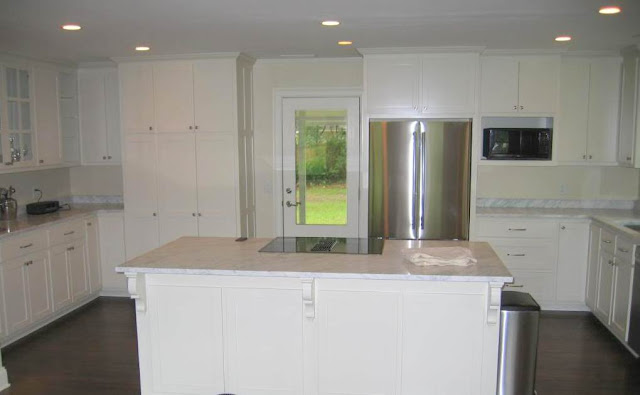 ranch kitchen remodel idea white cabinets