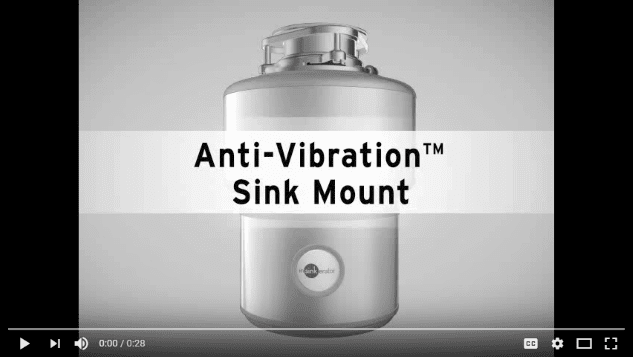 anti-vibration sink mount video