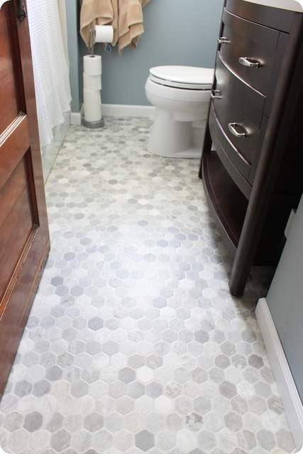 hexagon vinyl floor