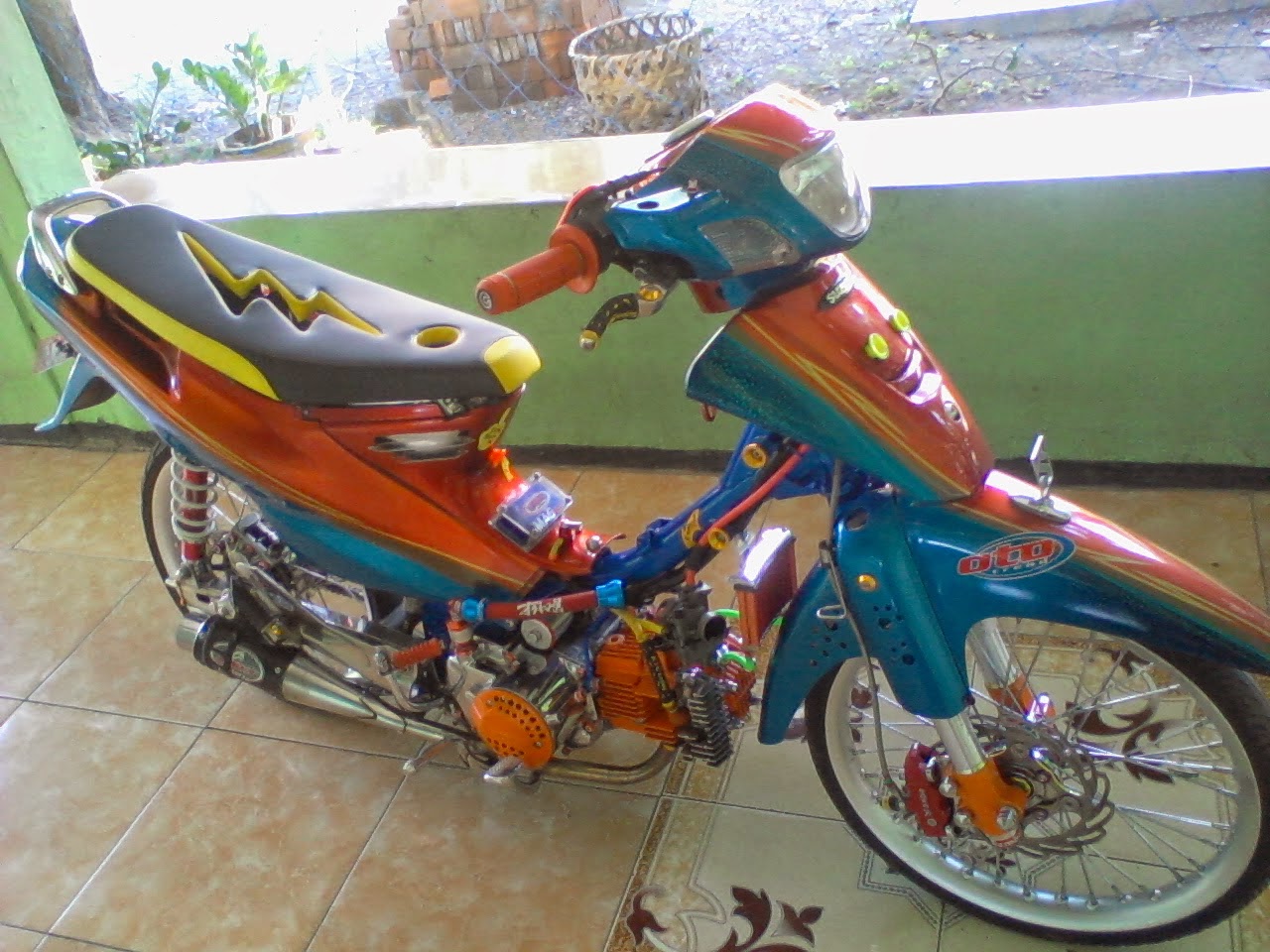 Kumpulan Modif Warna Jupiter Z 2010 Terbaru Dan Terlengkap Fire Modif