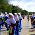 Ratusan Anak Sekolah Ikuti Flashmob Tari Japin Anak Delapan di Wisata Pantai Gedambaan