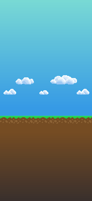 clean wallpaper phone pixel art background