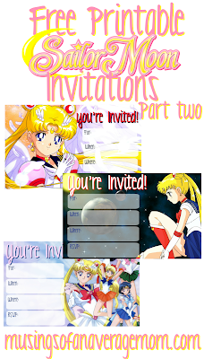 sailor moon birthday printables