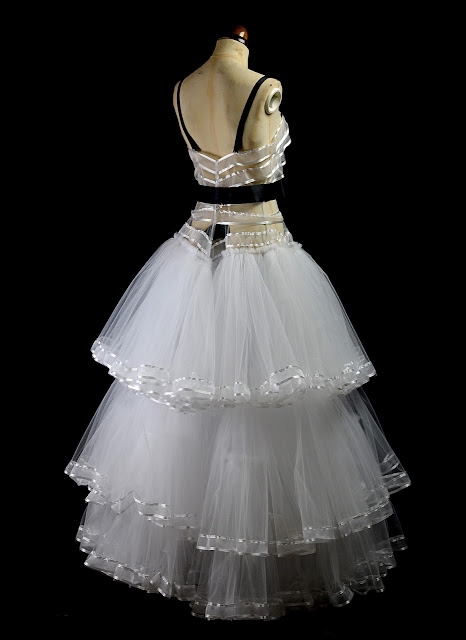 1947 tulle ball gown wedding dress by alexandra king