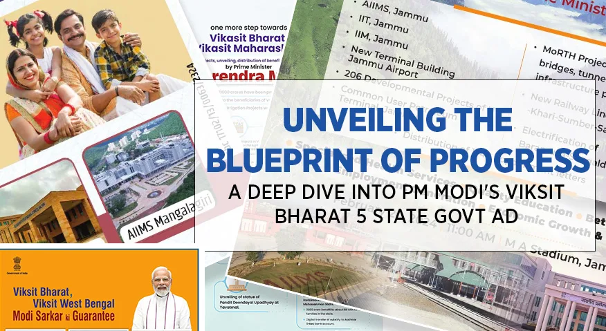 Deep Dive into PM Modi's Viksit Bharat 5 State Govt Ad