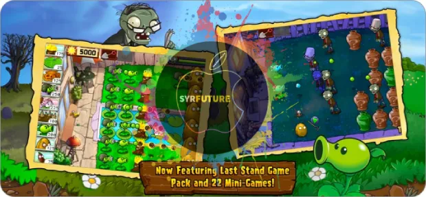 لعبة Plants vs. Zombies ™ الإستراتيجية لأجهزة iPhone و iPad