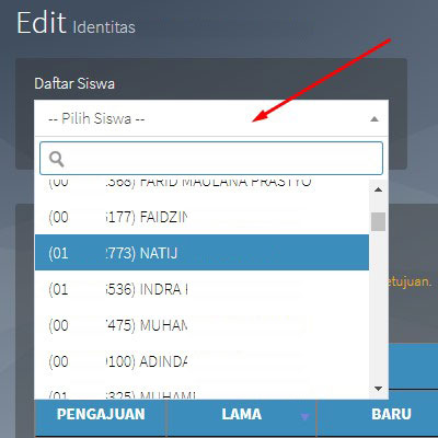 daftar siswa verval pd